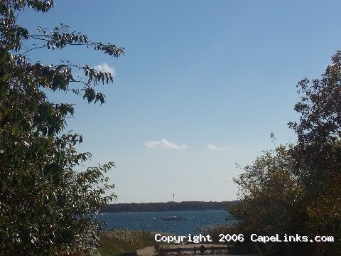 Sailboat at Lewis Bay Beach