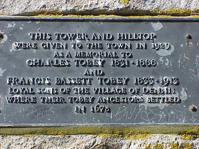 scargo tower plaque